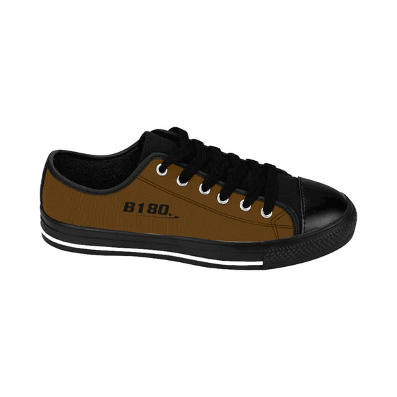 B180 Men's Canvas Sports Shoe-BLK/BR - B180 Basketball 