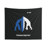 B180 Teamwork and Togetherness Sportswear Indoor Wall Tapestry