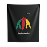 B180 Teamwork and Togetherness Sportswear Indoor Wall Tapestry