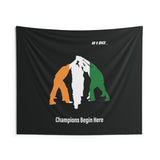 B180 Teamwork and Togetherness Sportswear Indoor Wall Tapestry