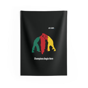 B180 Teamwork and Togetherness Sportswear Indoor Wall Tapestry