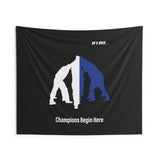 B180 Teamwork and Togetherness Sportswear Indoor Wall Tapestry