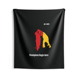 B180 Teamwork and Togetherness Sportswear Indoor Wall Tapestry