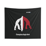 B180 Teamwork and Togetherness Sportswear Indoor Wall Tapestry