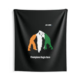 B180 Teamwork and Togetherness Sportswear Indoor Wall Tapestry