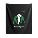 B180 Teamwork and Togetherness Sportswear Indoor Wall Tapestry