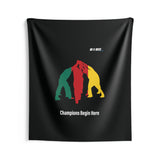 B180 Teamwork and Togetherness Sportswear Indoor Wall Tapestry