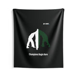 B180 Teamwork and Togetherness Sportswear Indoor Wall Tapestry