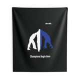 B180 Teamwork and Togetherness Sportswear Indoor Wall Tapestry