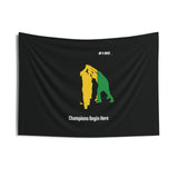 B180 Teamwork and Togetherness Sportswear Indoor Wall Tapestry