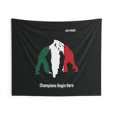 B180 Teamwork and Togetherness Sportswear Indoor Wall Tapestry