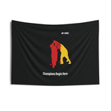 B180 Teamwork and Togetherness Sportswear Indoor Wall Tapestry