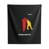 B180 Teamwork and Togetherness Sportswear Indoor Wall Tapestry