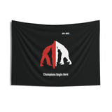 B180 Teamwork and Togetherness Sportswear Indoor Wall Tapestry