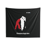 B180 Teamwork and Togetherness Sportswear Indoor Wall Tapestry