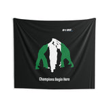 B180 Teamwork and Togetherness Sportswear Indoor Wall Tapestry