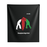 B180 Teamwork and Togetherness Sportswear Indoor Wall Tapestry