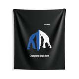 B180 Teamwork and Togetherness Sportswear Indoor Wall Tapestry