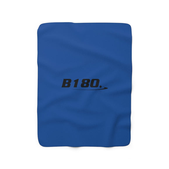 B180 Fleece Blanket- Blue - B180 Basketball 