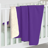 B180 Fleece Blanket-Purple - B180 Basketball 