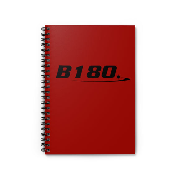 B180 New Idea Notebook- Red - B180 Basketball 