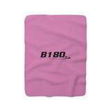 B180 Fleece Blanket-Pink - B180 Basketball 