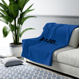 B180 Fleece Blanket- Blue - B180 Basketball 