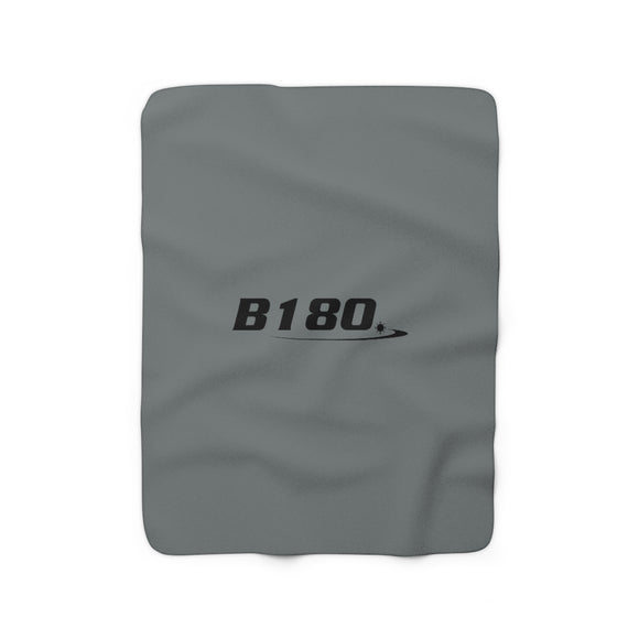 B180 Fleece Blanket-Gray - B180 Basketball 