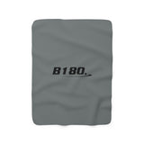 B180 Fleece Blanket-Gray - B180 Basketball 