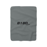 B180 Fleece Blanket-Gray - B180 Basketball 