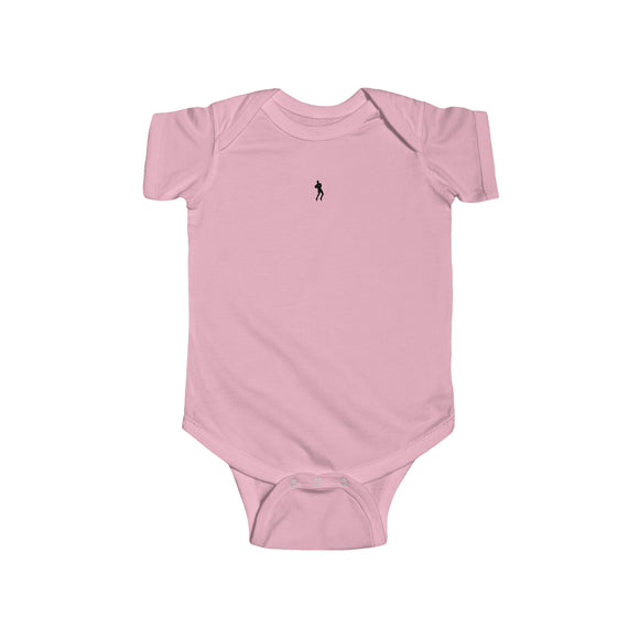B180 Girls Infant Scoop Finish Short Sleeve Bodysuit