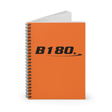 B180 New Idea Notebook- Orange - B180 Basketball 