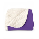 B180 Fleece Blanket-Purple - B180 Basketball 