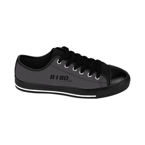 B180 Men's Canvas Sports Shoe-BLK/GR - B180 Basketball 
